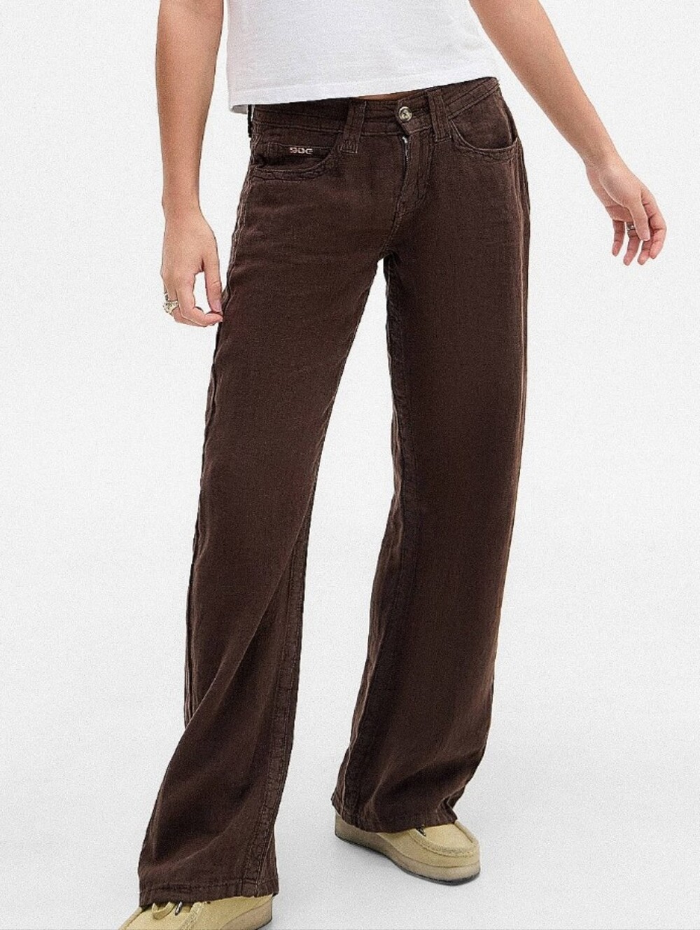 BDG Chocolate Brown Wide-Leg Women’s Jeans